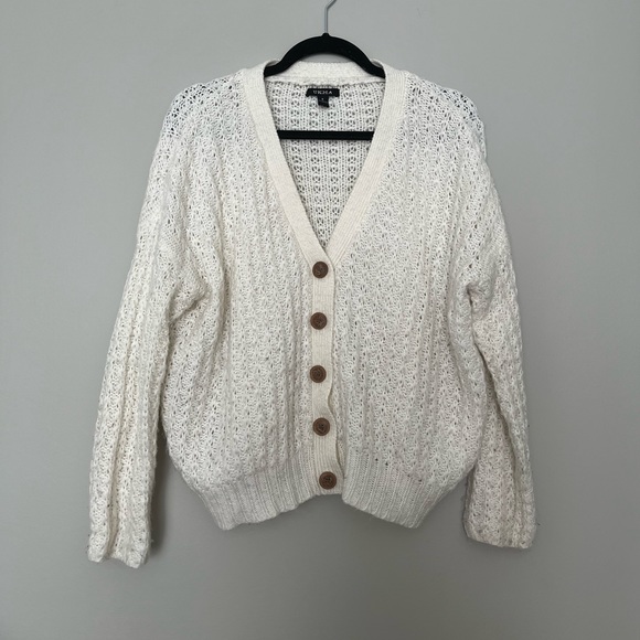White knitted cardigan - Picture 1 of 1